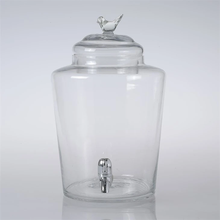 Elegant Glass Drink Dispenser