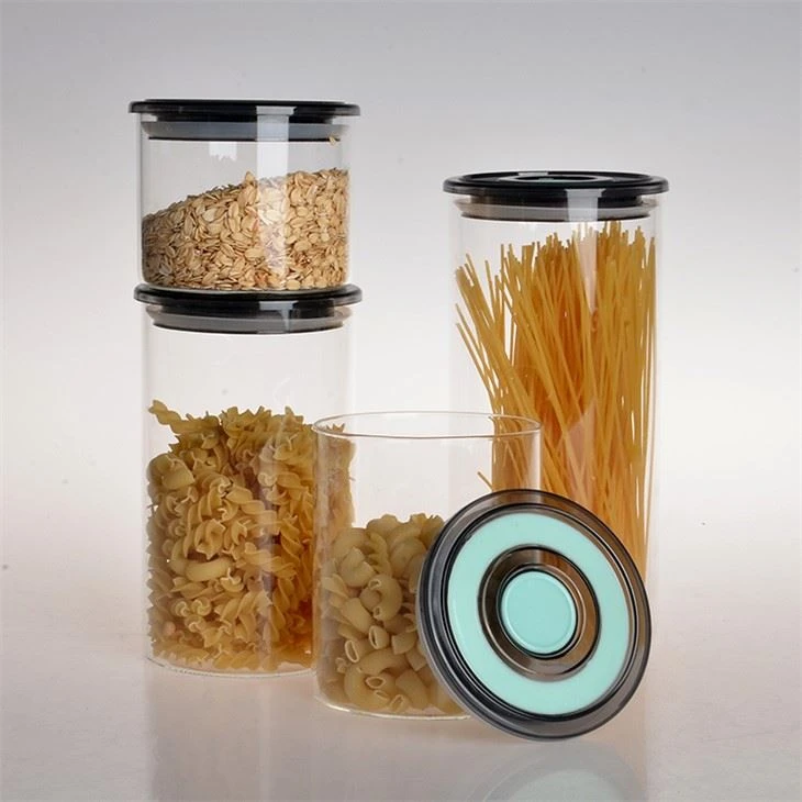Glass Canisters Set Of 4 For The Kitchen
