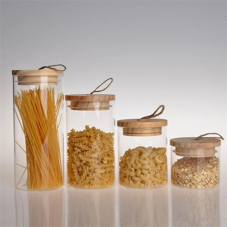 Glass Canisters Set Of 4 For The Kitchen