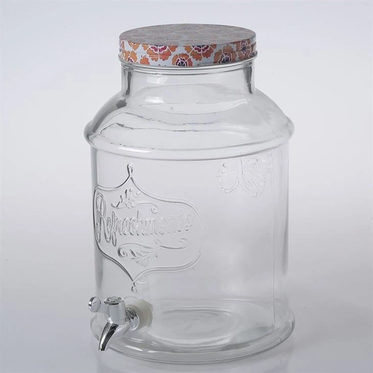 Glass Dispensers Juice Beverage Dispenser