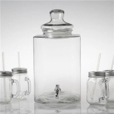 Set Dispenser Minuman Gelas Es Teh