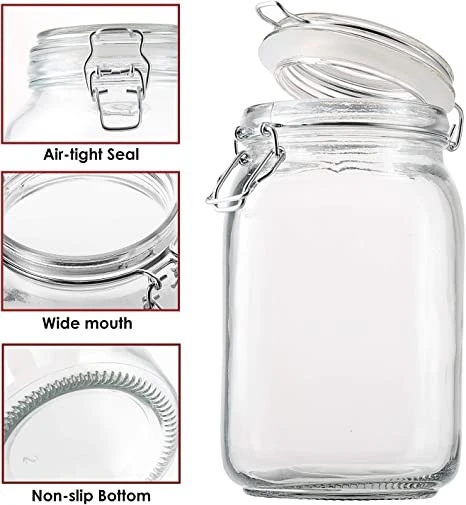 Glass Jars With Airtight Lids