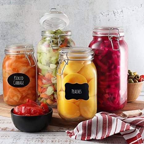 Glass Jars With Airtight Lids