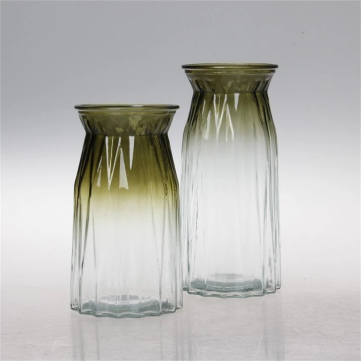 Recycled Green Glass Vase