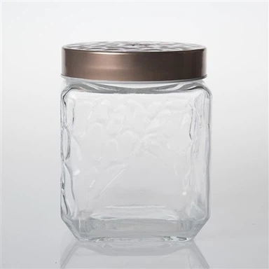 Toples Penyimpanan Kaca Kedap Udara Dengan Tutup